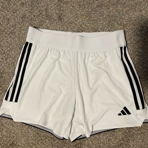White Adidas Athletic Shorts
